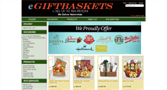 Desktop Screenshot of egiftbaskets.net